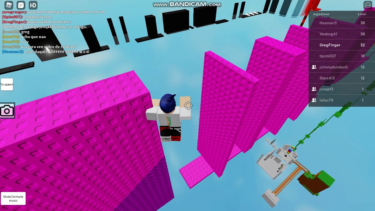 ROBLOX WALL HOP DIFICULT CHART OBBY Gameplay - YouTube.