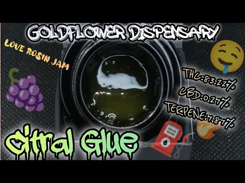 #27 Citral Glue (Love Rosin Jam) Official Product Video Review (GoldFlower Dispensary)
