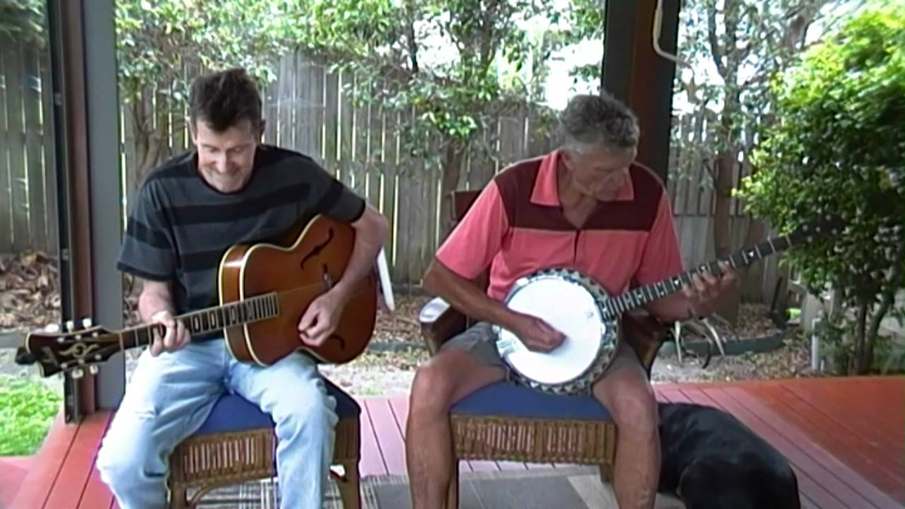 Meet Me Where They Play The Blues.,,, ( Don Lewers on banjo and Glen Flenady on guitar )