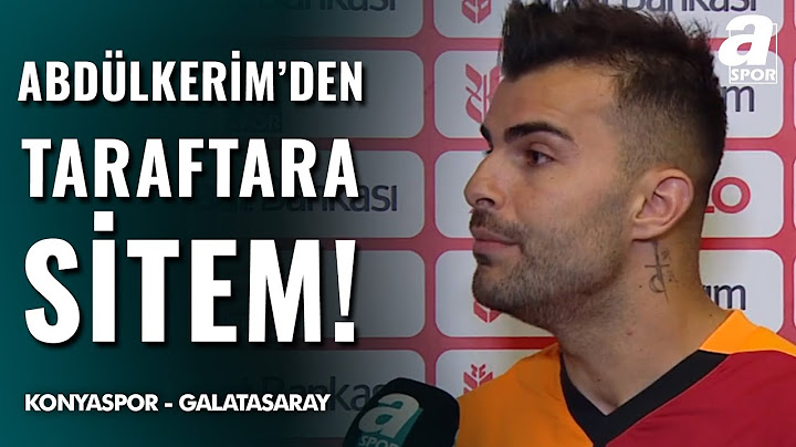 Abdülkerim Bardakçı: "Bu Tepkiler İnanılır Gibi Değil! Eşim, Annem, Çocuklarım Maça Geldi" / A Spor