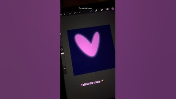 Hack to make your object glow in procreate ✨ #procreate #tutorial #digitalart #art #youtubeshorts
