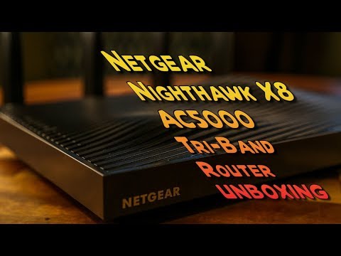 Netgear Nighthawk X8 AC5000 Tri Band Router Unboxing - First Impressions