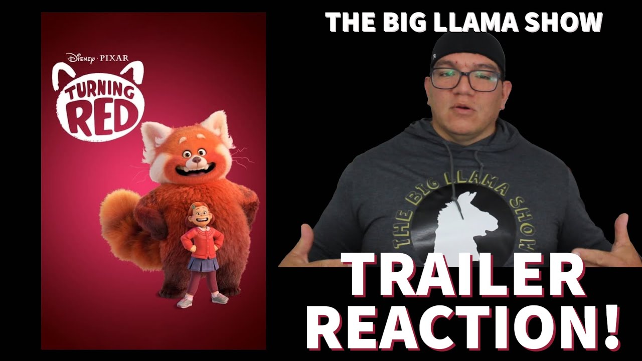 Turning Red Official Teaser Trailer Reaction The Big Llama Show Youtube