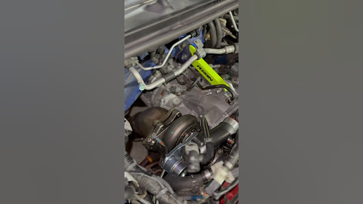 Bigger turbo, stock placement @GrimmSpeed BB500 #turbo #subarusti