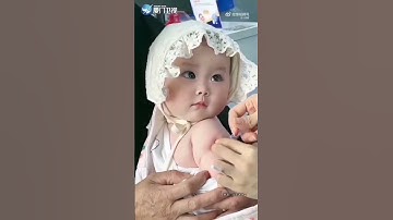 【大陸】心都要化了!樣可愛得像幅油畫 河南一萌娃打針模