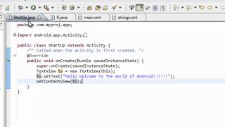 Android Tutor   8   Creating Android Application Without xml File Android Tutorial1 Android Pure Java Programming Without Xml