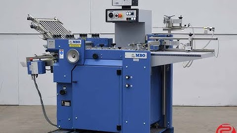 2003 MBO B18 Pile Feed Paper Folder