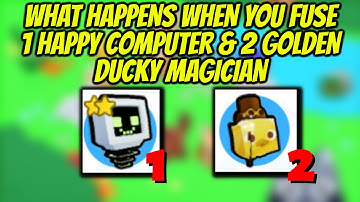 What happens when you fuse 1 Happy Computer & 2 Golden Ducky Magician In Pet Simulator X