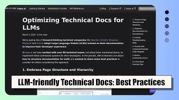 Supercharging Technical Docs for LLMs: Best Practices and Challenges
