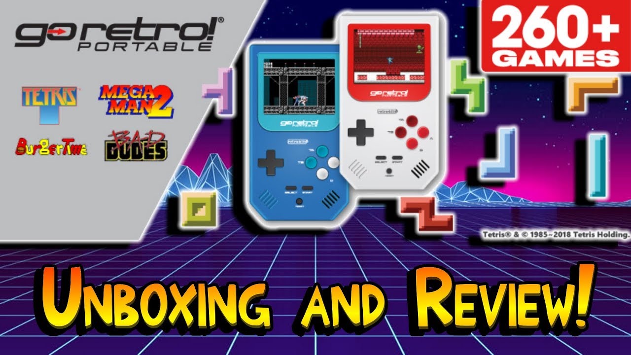 go retro portable handheld gaming device game list