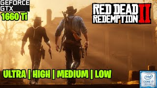 Red Dead Redemption 2 ALL Graphics | GTX 1660 Ti 6GB + i7 9750H Benchmarks