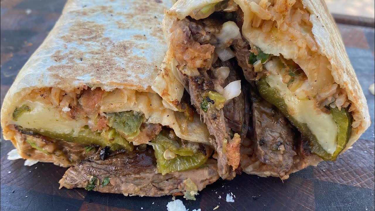 Chile relleno burritos recipe Miguel’s cookingwithfire YouTube