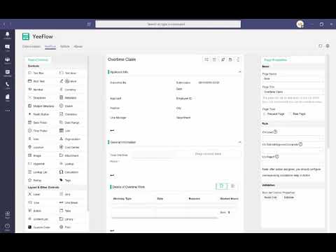 Design Forms and Workflows