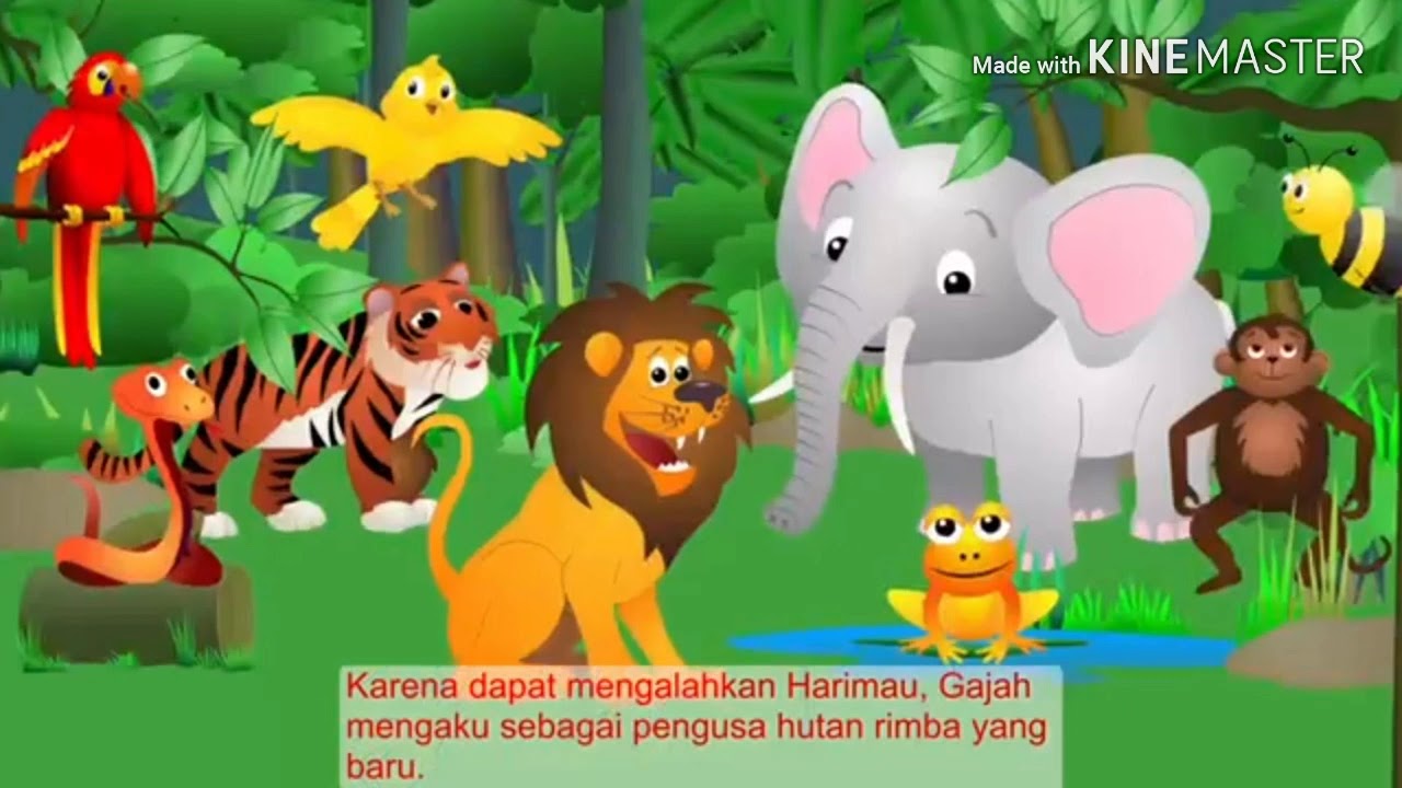 KISAH SEMUT DAN GAJAH ( FABEL) YouTube