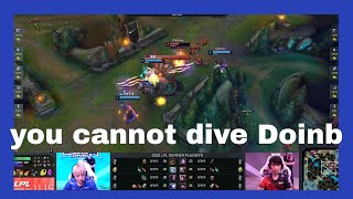 FPX Doinb Irelia can not be dived !!