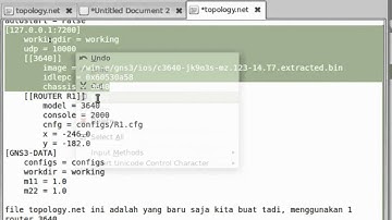 edit topology.net GNS3