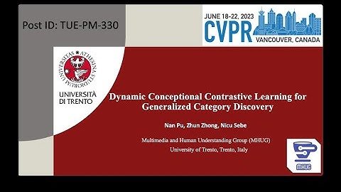 【CVPR2023】Dynamic Conceptional Contrastive Learning for Generalized Category Discovery