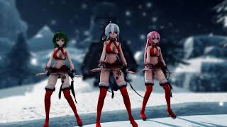 MMD】 ◤LAST CHRISTMAS ◥ 【HAKU x GUMI x LUKA】