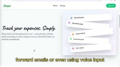 Xcapa Demo: Easy Expense Tracking for Freelancers