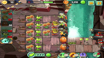 Plants vs Zombies 2 : Pirate Seas Day 12 Walkthrough