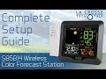 S85814 Wireless Color Weather Station Complete Setup Guide