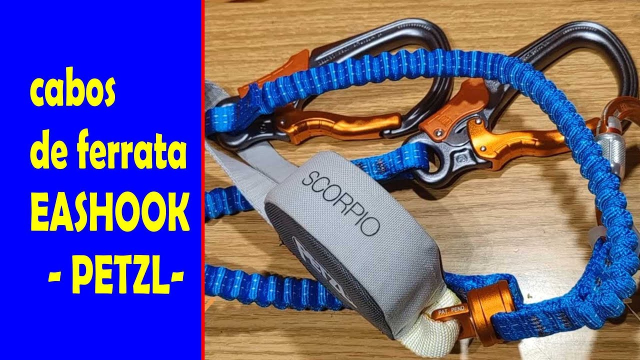 PETZL Scorpio Vertigo Via Ferrata Lead - Ultra Light 365g Climbing Lanyard