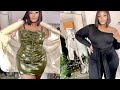 Plus Size Pretty Little Thing Try On Haul 2021 | Outfit Ideas | Thick & Curvy ✨