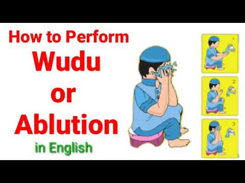 How to Perform Wudu or Ablution Step By Step Description (in English) ||| by ISLAMIC TALKS