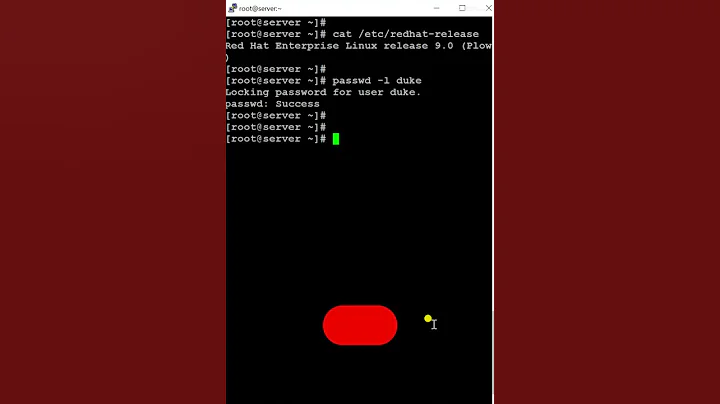 Lock Password of a User in Linux | RHEL/CentOS/Ubuntu #linux #linuxcommands #shorts #linuxtraining