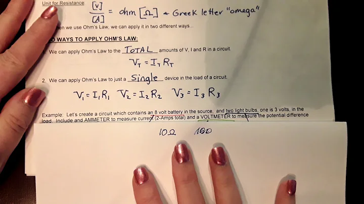 HP Notes   Ohm's Law and Resistance