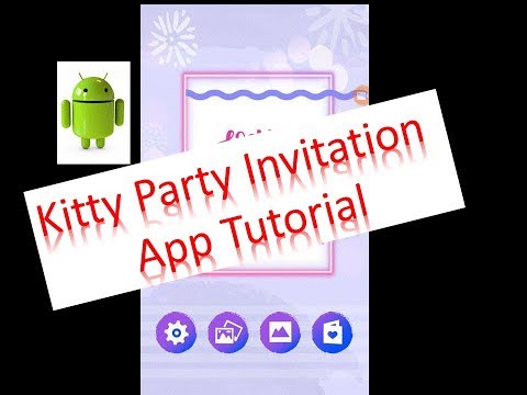 2019 Extraordinar Kitty Party Invitation Making Mobile App