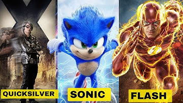 Sonic vs Flash vs Quicksilver | Ultimate Speed Comparison!#Sonic #Flash #Quicksilver