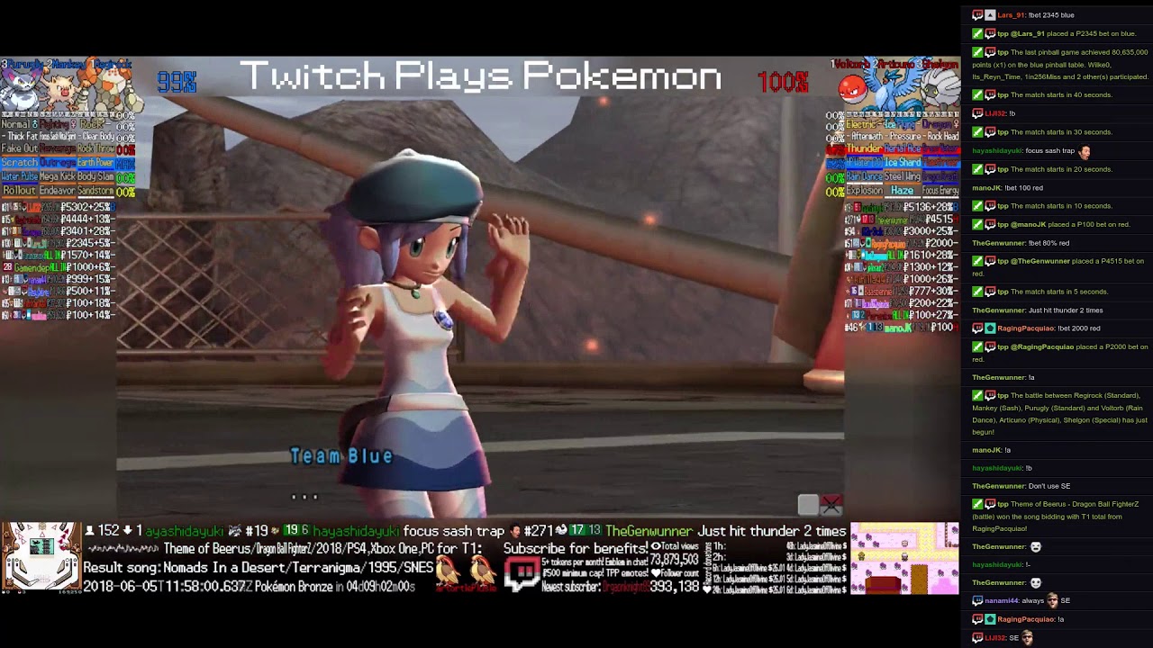 Twitch Plays Pokémon Battle Revolution - Matches 