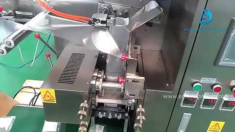 Non woven bag in plastic bag automatic tea herb filling sealing packing machine video