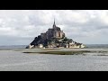 Spektakulärer Tidenhub Touristenattraktion Mont Saint Michel