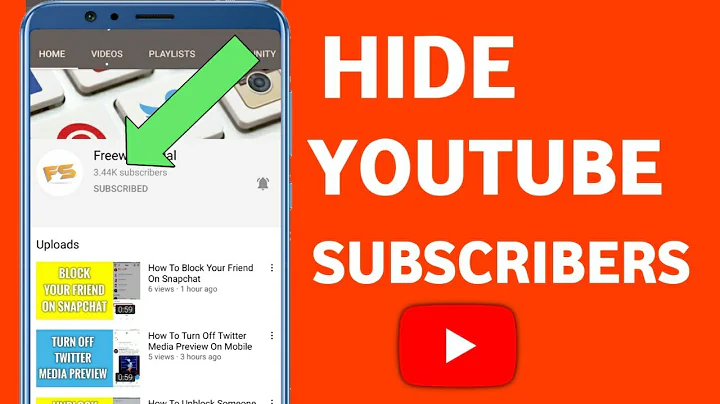 How To Hide YouTube Subscribers Count On Android.
