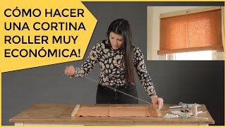 Cómo Armar una Cortina Roller Económica y Rápida | Tutorial de Decoración DIY