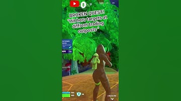 FORTNITE BROKEN QUEST! HOW TO COMPLETE!!"Hit different hero practice targets at different outposts"