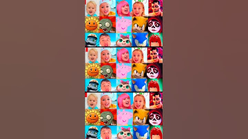 D Billions & Sonic & Frog Crazy & Peppa Pig 🎤 Numa Numa | Kuliki Taka ti / Parody #Short #Shorts