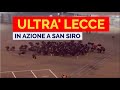 23122023 interlecce ultr lecce in azione a san siro