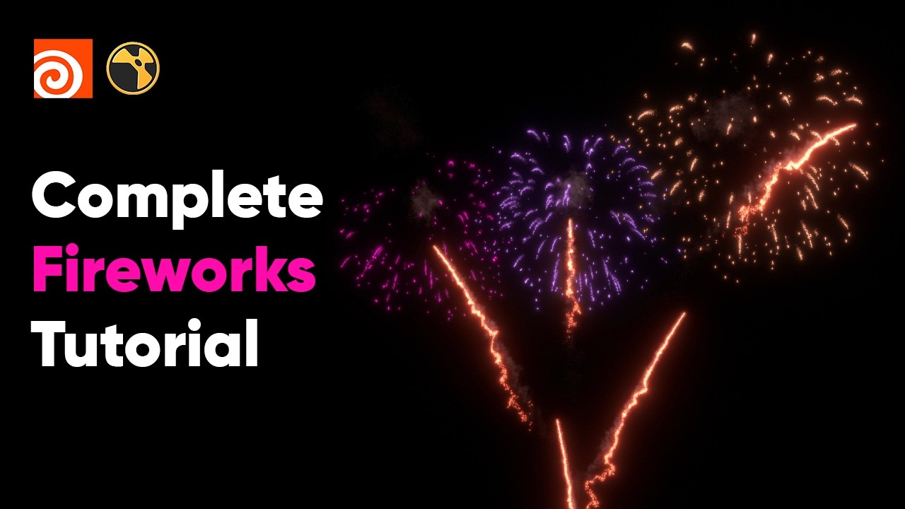 How to make Fireworks in Houdini 21 | Houdini Tutorial | #houdini - YouTube