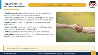 Unit 14 Engage in professional development in residential childcare settings - Assignment Discussion