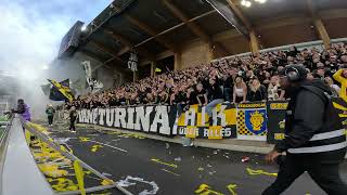 AIK-klacken på Studenternas (Sirius - AIK 0-1)