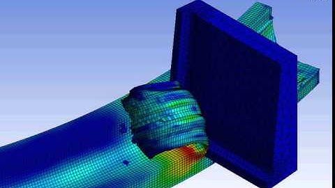Ansys Workbench explicit dynamics cutting of convex AlSi 1045 workpiece example 4