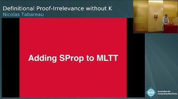 Definitional Proof-Irrelevance without K