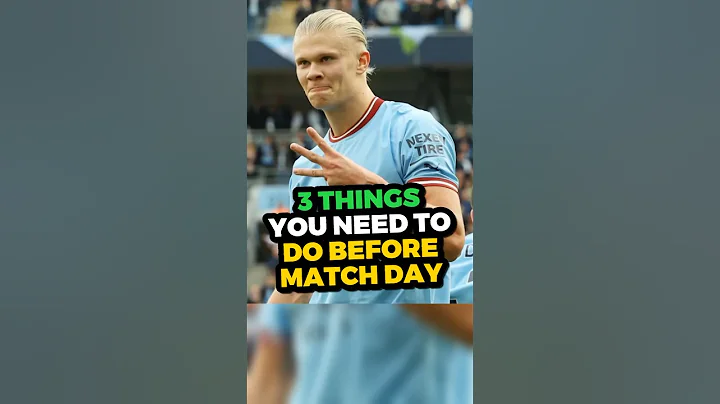 3 Things to Do Before Match Day #shorts