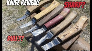 Using 6 Different Hoof Knives to Trim Horse to be Shod-Knife Review