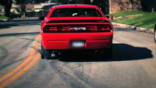 Jay Leno's Challenger SRT8 with a Flowmaster American Thunder Catback Exhaust