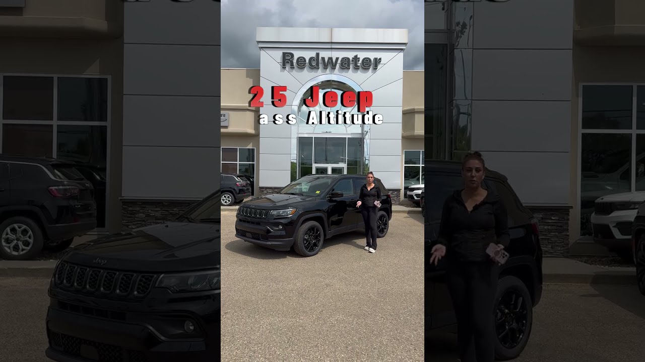 New 2025 Jeep Compass Altitude 4x4 2L Turbo Stock SCO0244 Redwater Dodge