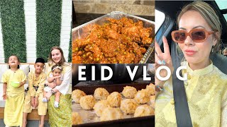 Eid Vlog | Making Cookies And Cooking Traditional Malaysian Dishes With Family In The US